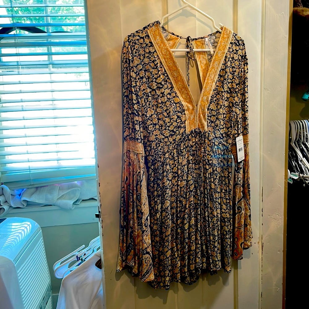 Open back free people romper! So cute for spring and summer!